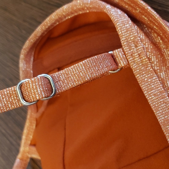 Xhilaration™ Metallic Textured Underwire Bikini Top -Rust in Size S (0-2) # - Picture 8 of 9